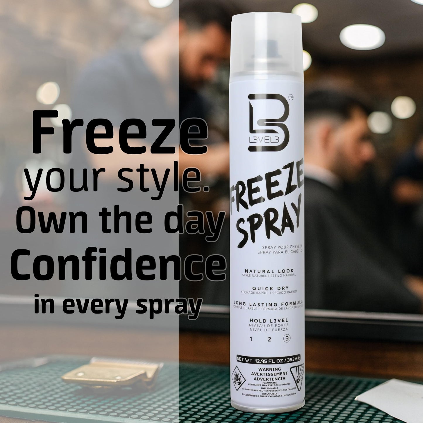 L3 Level 3 Hair Spray - Long Lasting and Strong Hold Hair Spray Beauty & Personal Care L3