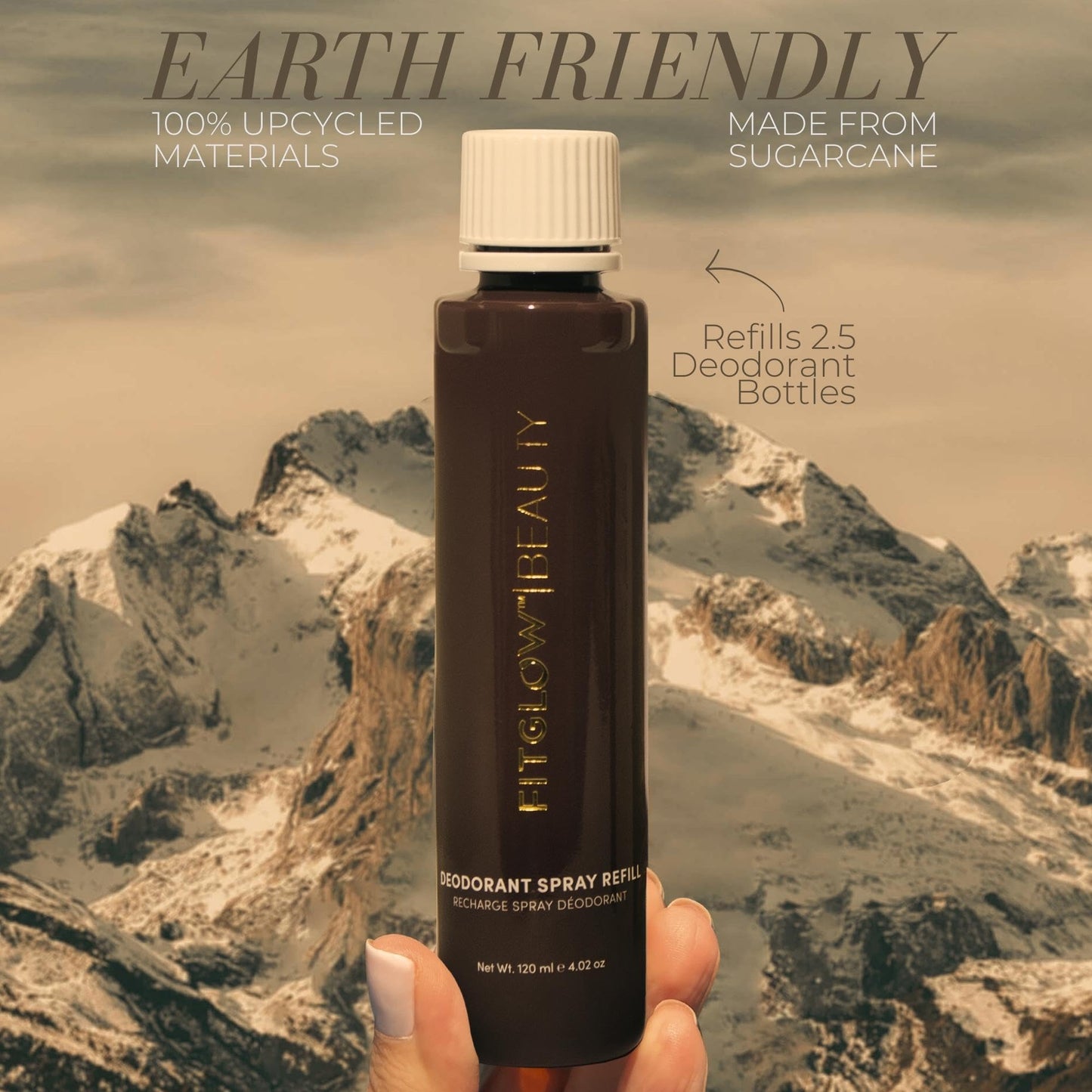 Fitglow Beauty Deodorant Spray Refill - Natural Aluminum-Free Deodorant for Sensitive Skin - Long-Lasting Odor Protection with Plant Extracts Beauty and Personal Care FITGLOW