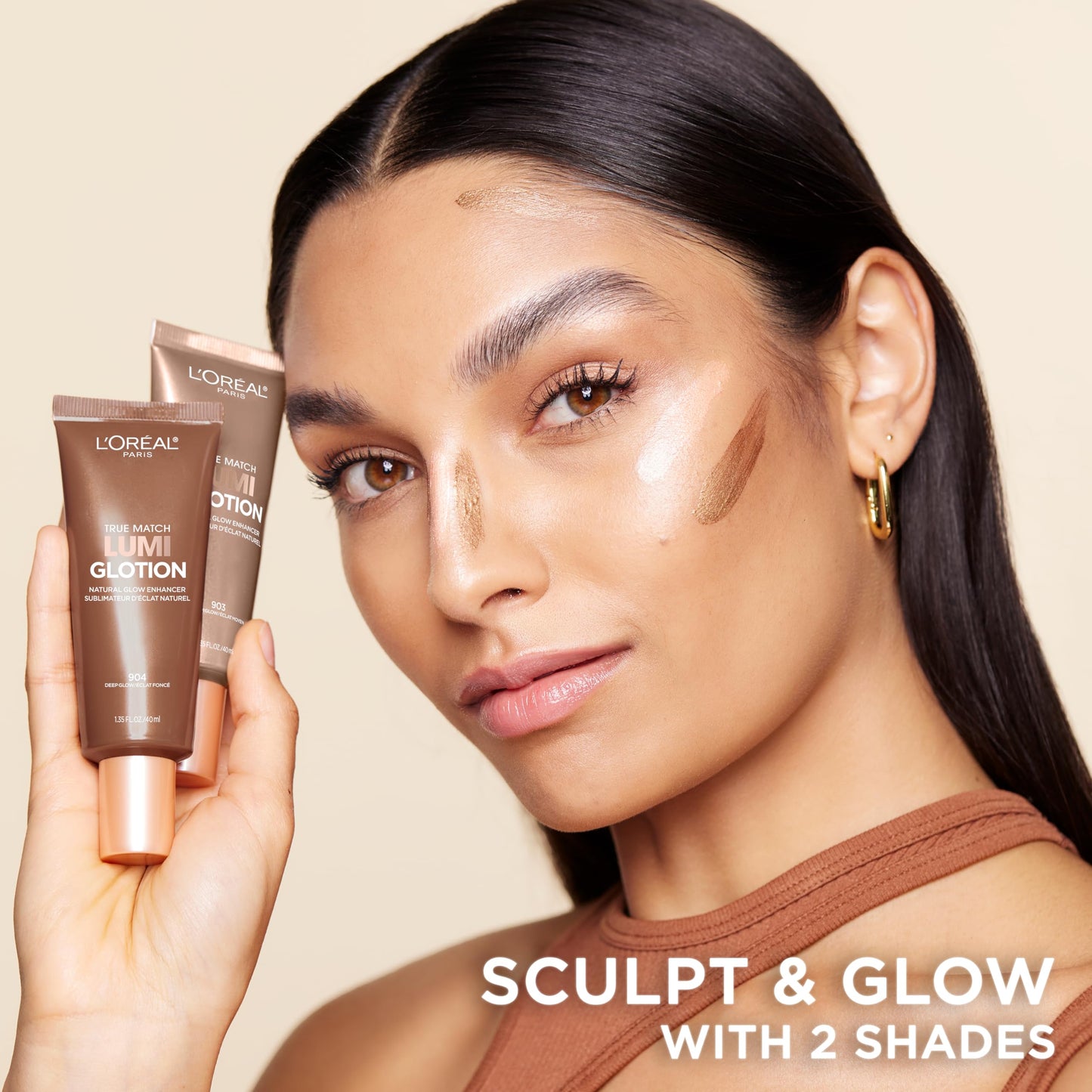 L'Oreal Paris Makeup True Match Lumi Glotion, Natural Glow Enhancer, Illuminator Highlighter, Bronzing Drops For a Sun-Kissed Glow, 905 Rich Beauty & Personal Care L'Oreal Paris