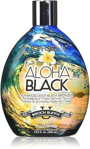 Tan Asz U ALOHA BLACK Advanced 200X Black Bronzer - 13.5 oz. Beauty & Personal Care Tan Asz U