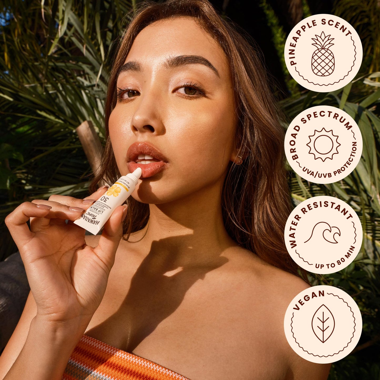 Hawaiian Tropic Lip Sunscreen SPF 30, Pineapple | SPF Lip Balm, Beach Essentials, Travel Size Sunscreen for Lips, 0.3 oz Beauty & Personal Care Hawaiian Tropic