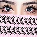 10 Pairs Manga Lashes Anime Cosplay Lashes Spiky Manga Style Lashes Janpanese 16mm Extension Natural Manhua Doll Eye Lashes Halloween/Party Makeup Beauty & Personal Care AUGENLI
