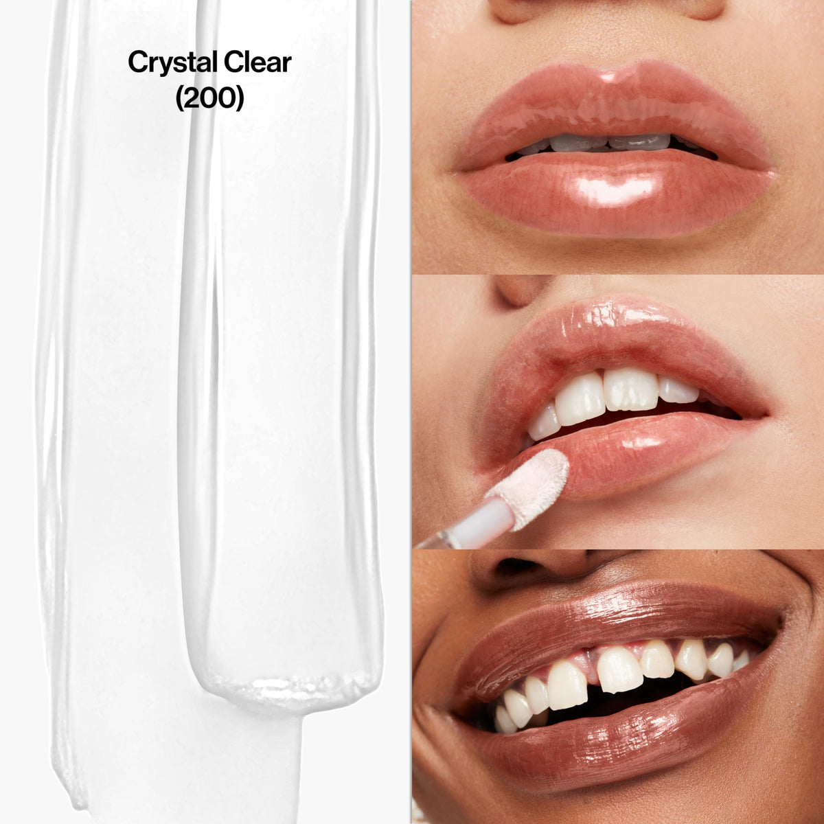 Revlon Super Lustrous Lip Gloss, Non-Sticky, Hydrating, High Shine Finish, 200 Crystal Clear, 0.13 oz Beauty & Personal Care REVLON