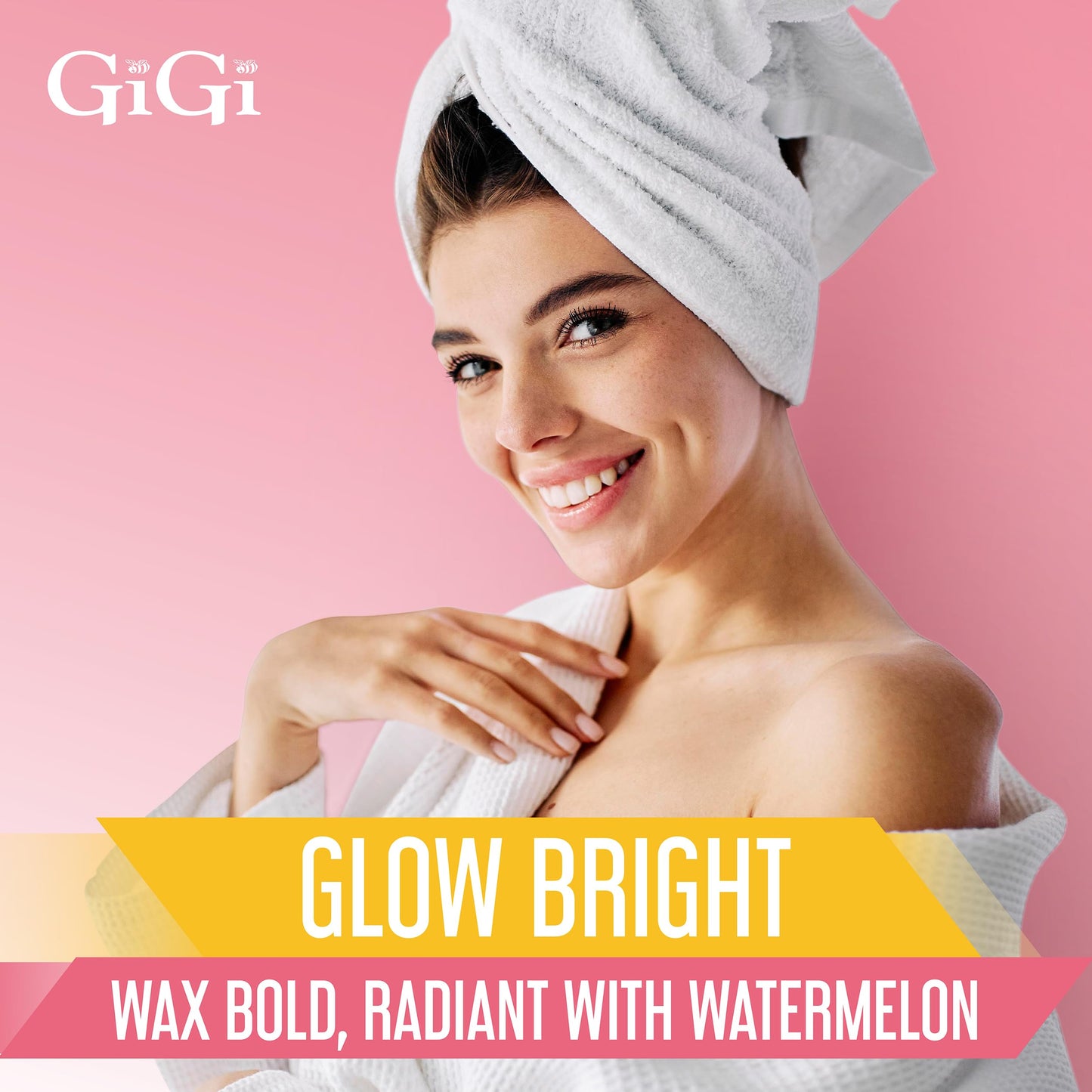 Gigi Neon Hard Wax - Watermelon, Stripless Wax for Hair Removal, Ideal for Sensitive Skin, 14 Oz Beauty and Personal Care GIGI