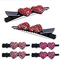 Valentine's Day Hair Clips for Women Girls lovely Heart black Hair Clips Sweet Side Bangs Barrette Hair Accessories, Gift for Valentine's Day Beauty & Personal Care BVGA