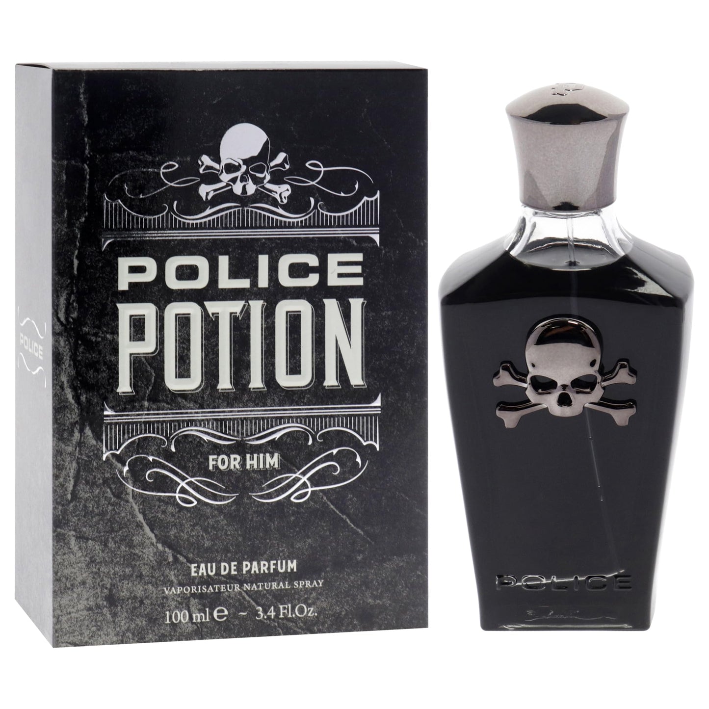 Potion Power For Him by Police for Men - Aromatic Notes That Melt Into Powerful Wood And Musk - A Fragrance To Evoke The Imagination - Sleek Dreamlike Beauty & Personal Care Police