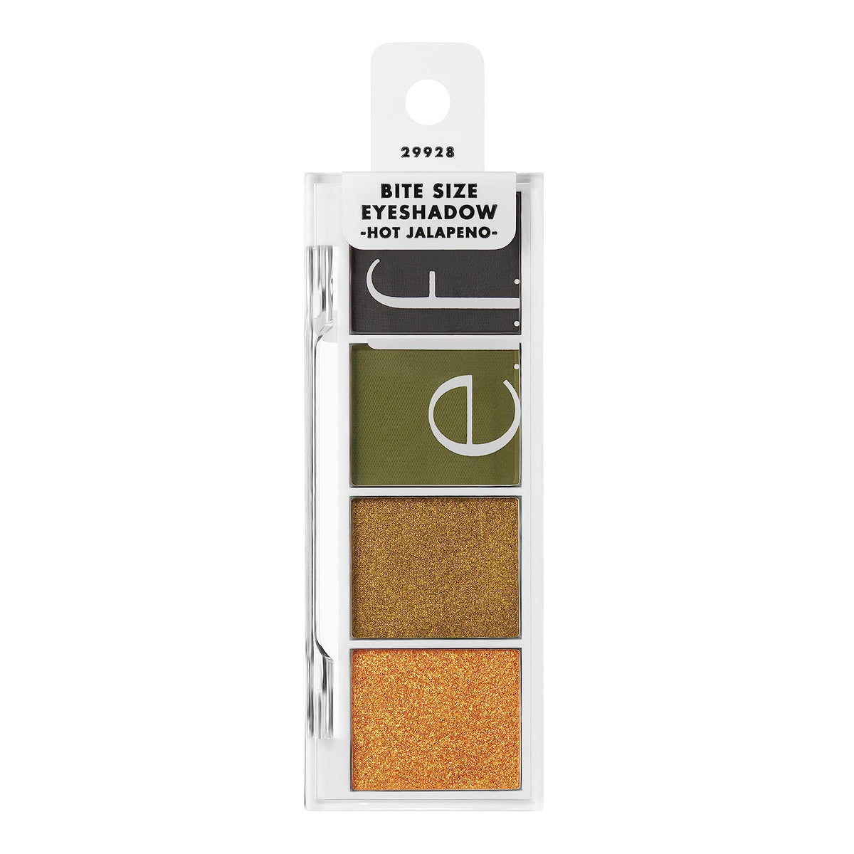 e.l.f. Bite-Size Eyeshadow, Ultra-Pigmented Eye Makeup Quad, 4 Matte & Shimmer Shades, Creamy & Blendable Powder, Hot Jalapeño, 0.12 Oz Beauty & Personal Care e.l.f.