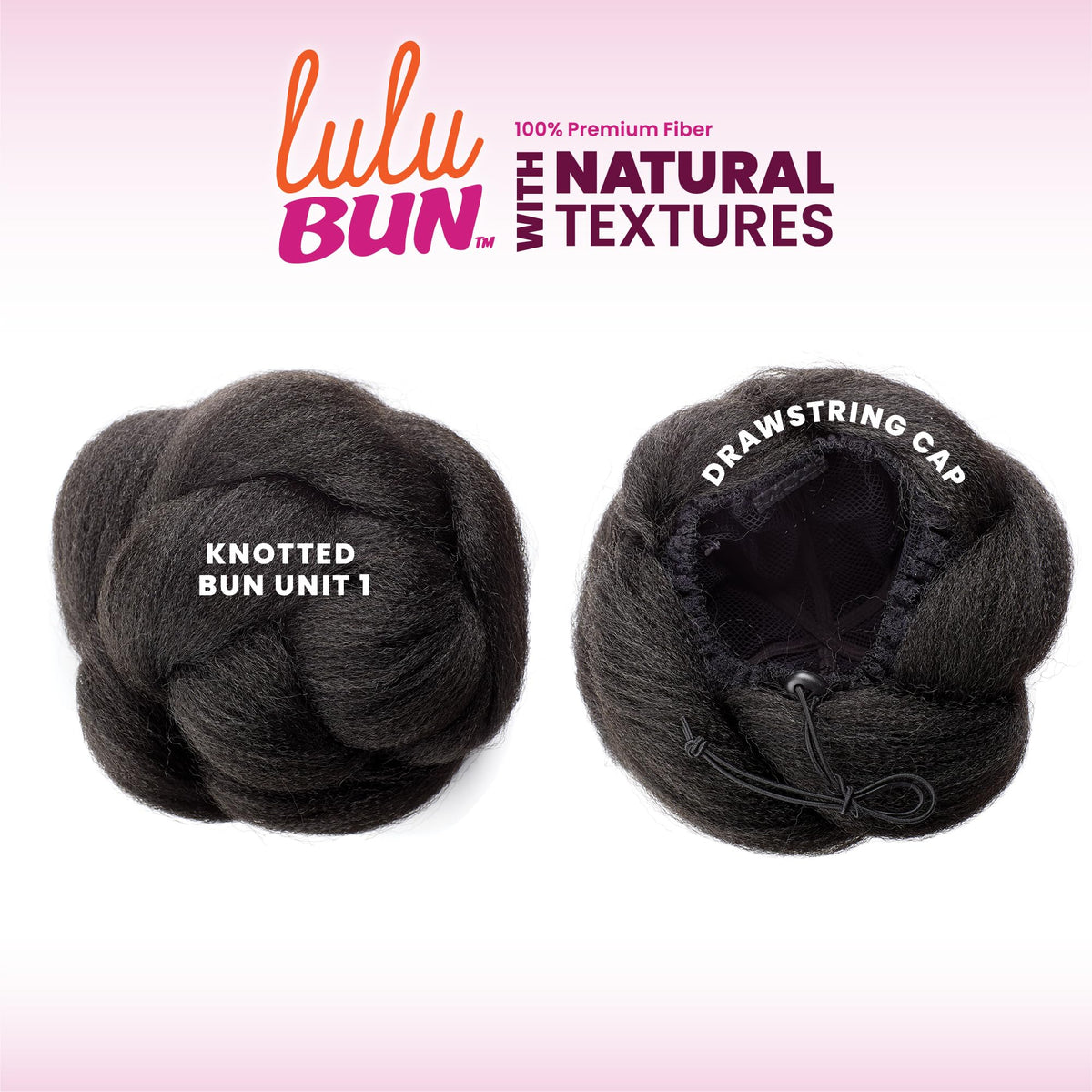 Sensationnel Lulubun Updo Hairextensions-Knotted Bun Unit 1,2 DARKBROWN
