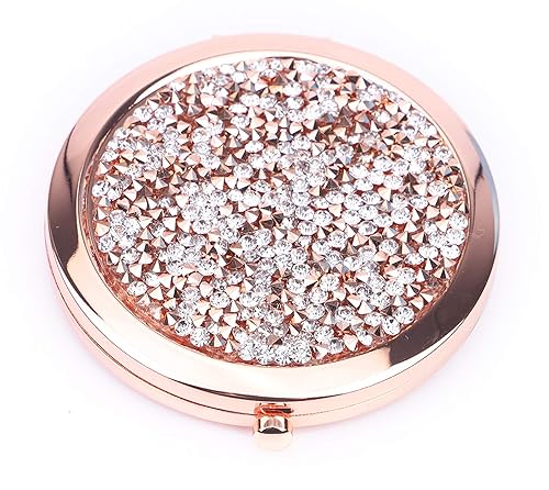 BangBangSing Magnifying Compact Cosmetic Mirror 2.75 Inch Round Handheld Travel Pocket Makeup Mirror Beauty & Personal Care BANGBANGSING