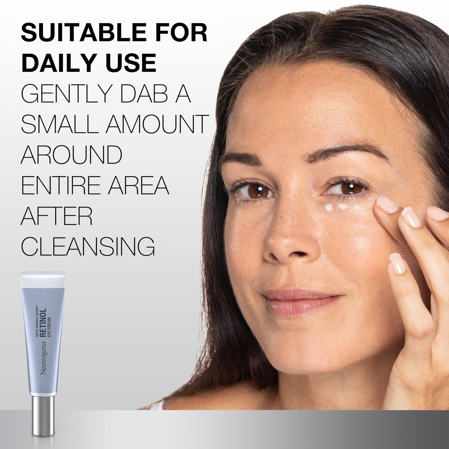 Neutrogena Rapid Wrinkle Repair Retinol Eye Cream for Dark Circles, Daily Anti-Aging Under Eye Cream with Retinol & Hyaluronic Acid to Fight Fine Beauty & Personal Care Neutrogena