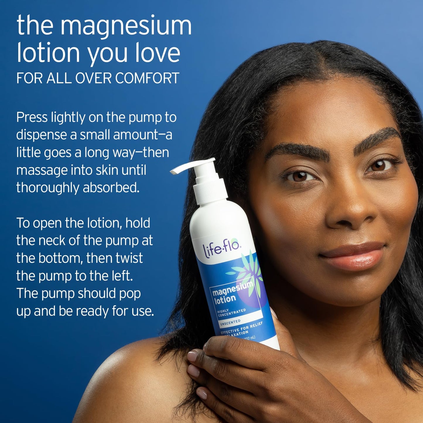 LIFE-FLO Unscented Magnesium Lotion - Highly Concentrated Magnesium Lotion for Kids and Adults - Soothes Overworked Muscles, Joints When Massaged into Beauty & Personal Care LIFE-FLO