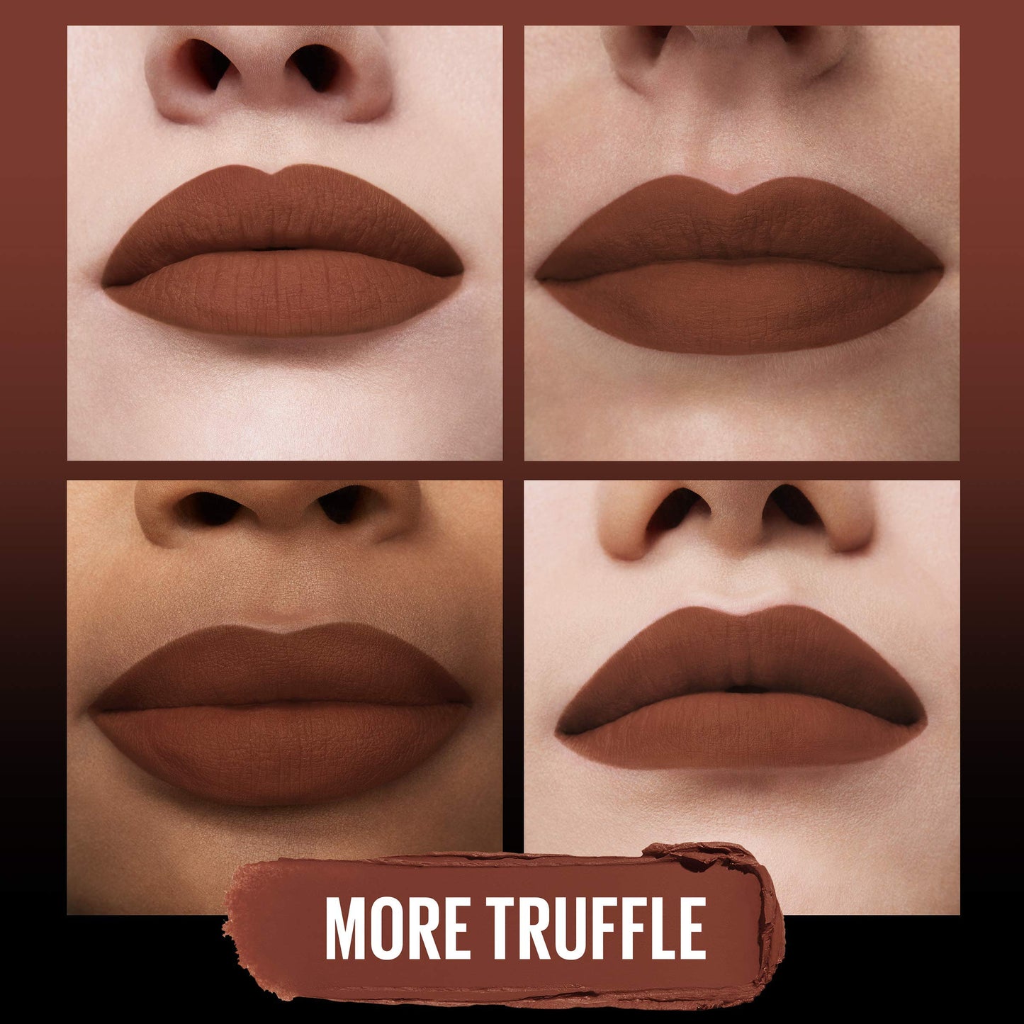 Maybelline Color Sensational Ultimatte Matte Lipstick, Non-Drying, Intense Color Pigment, More Truffle, Cocoa Brown, 1 Count Beauty & Personal Care MAYBELLINE