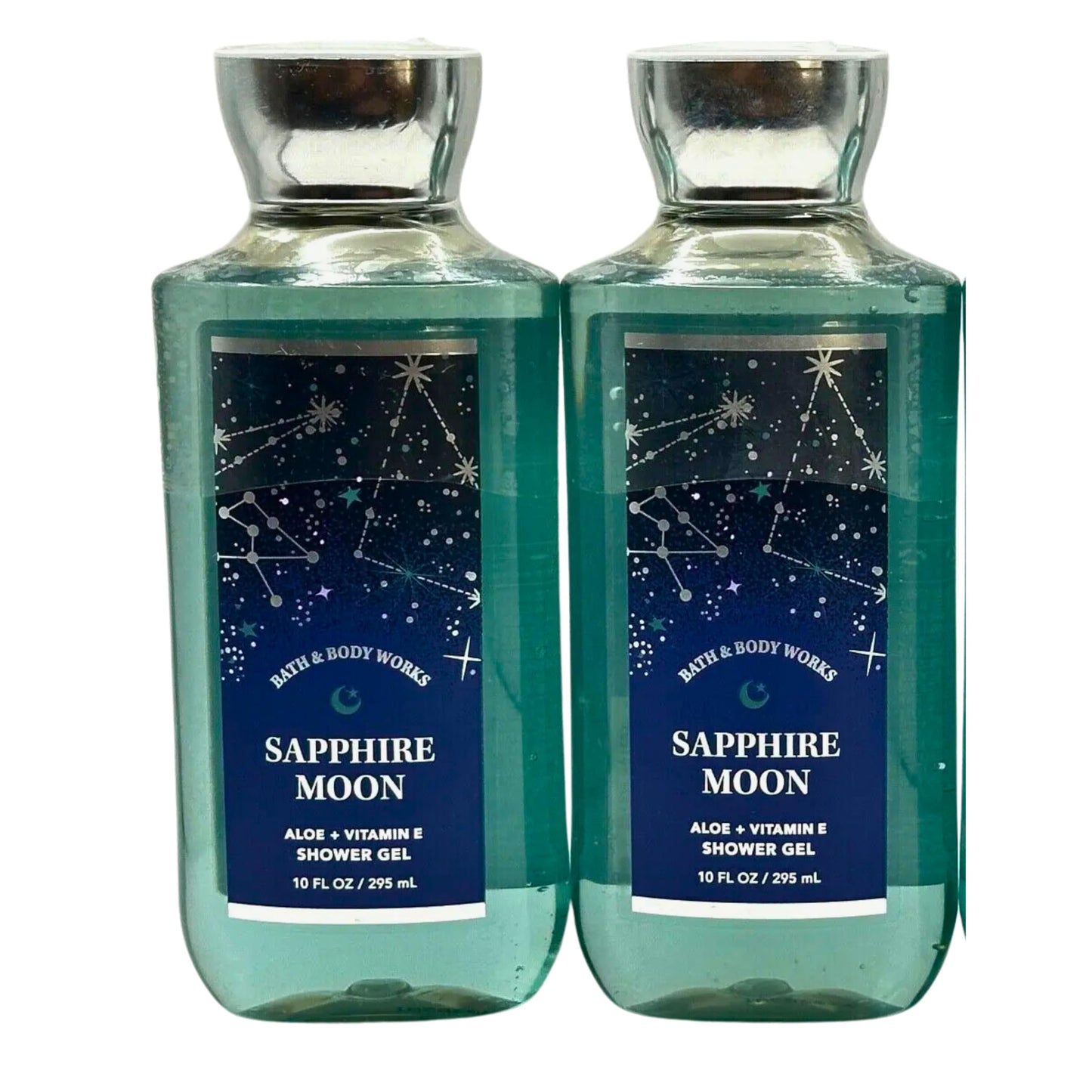 Bath & Body Works Shower Gel, Set of 2 Bottles, Each Bottle 10oz (Sapphire Moon) Beauty & Personal Care Bath & Body Works