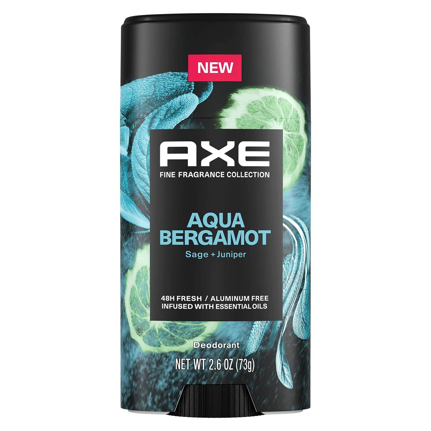 AXE Fine Fragrance Collection Deodorant Stick 48H Odor Protection Aqua Bergamot Aluminum-Free Body Deodorant Infused with Bergamot, Sage and Juniper Beauty and Personal Care AXE
