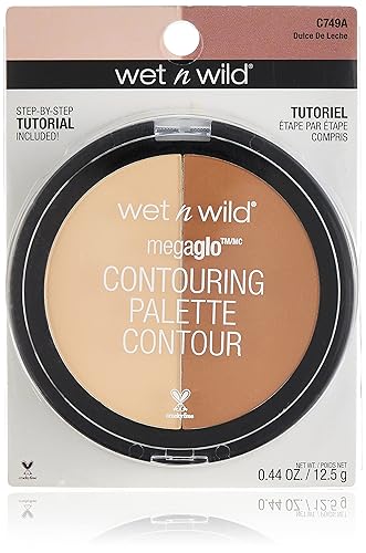 wet n wild Megaglo Contouring Palette, Dulce De Leche, 0.44 Oz, Pack of 3 Beauty & Personal Care wet n wild