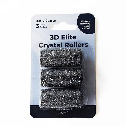 Extra Coarse Refill Rollers by Own Harmony - Best Fit for Electric Callus Remover CR1700: Professional Foot Care for Healthy Feet, Pedicure File Tools Beauty & Personal Care Own Harmony