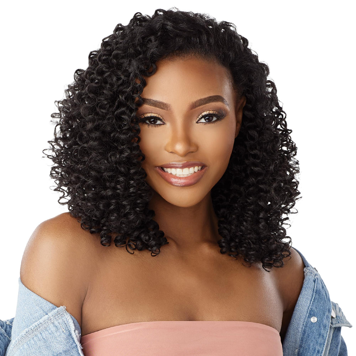 Sensationnel Curls kinksandco clip in - curl crusher 10 inch easy to use clips for natural 3c to 4c hair textures (T2/BG)
