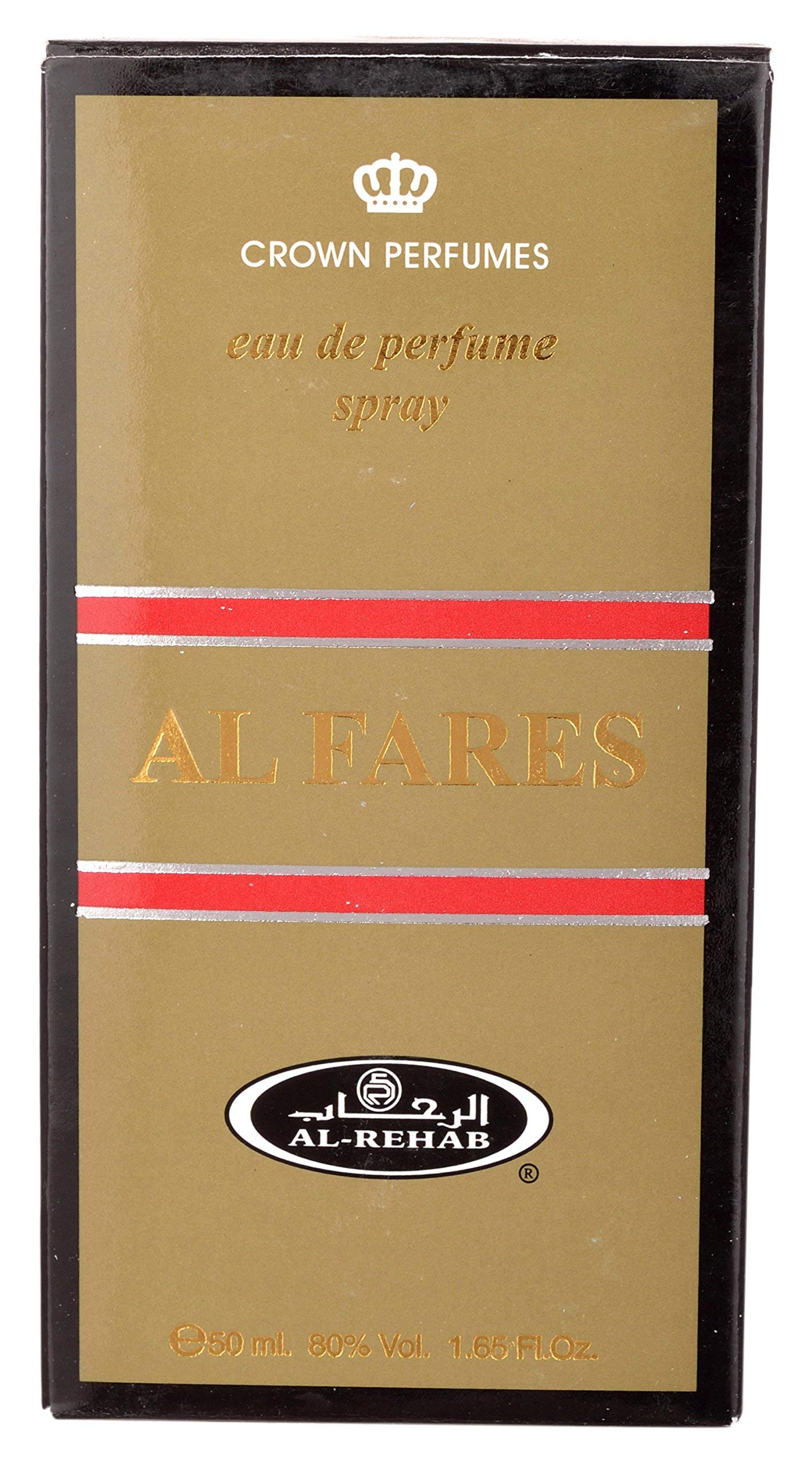 Al Rehab Al Fares Eau de Perfume Spray for Men, 1.7 Ounce Beauty & Personal Care Al Rehab