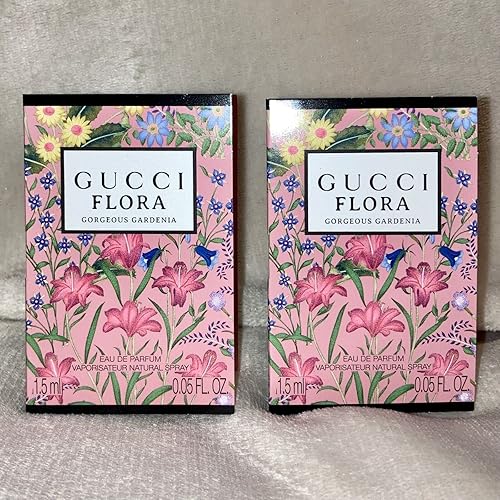 2x Flora Gorgeous Gardenia Eau De Parfum EDP Sample Spray .05oz 1.5ml Each Beauty & Personal Care Riyan