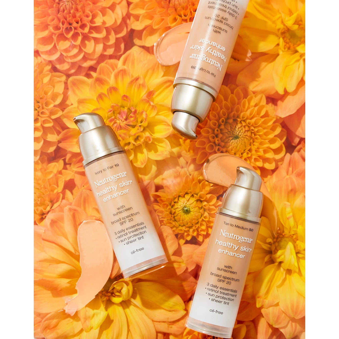 Neutrogena Healthy Skin Enhancer Sheer Face Tint with Retinol & Broad Spectrum SPF 20 Sunscreen for Younger Looking Skin, 3-in-1 Daily Enhancer Beauty & Personal Care Neutrogena