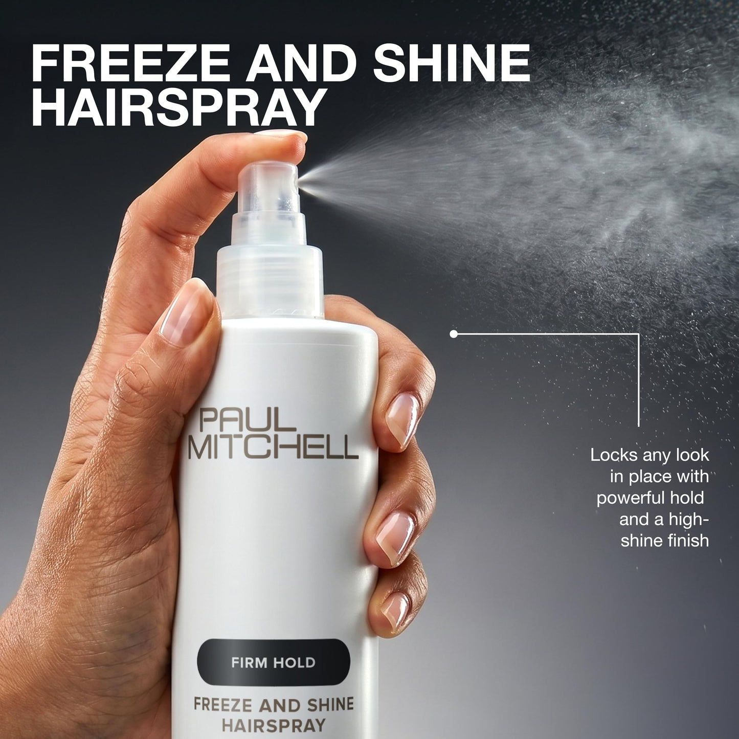 Paul Mitchell Freeze and Shine Hairspray, Powerful Hold + Shine, For Coarse Hair, 33.8 fl oz Beauty & Personal Care Paul Mitchell