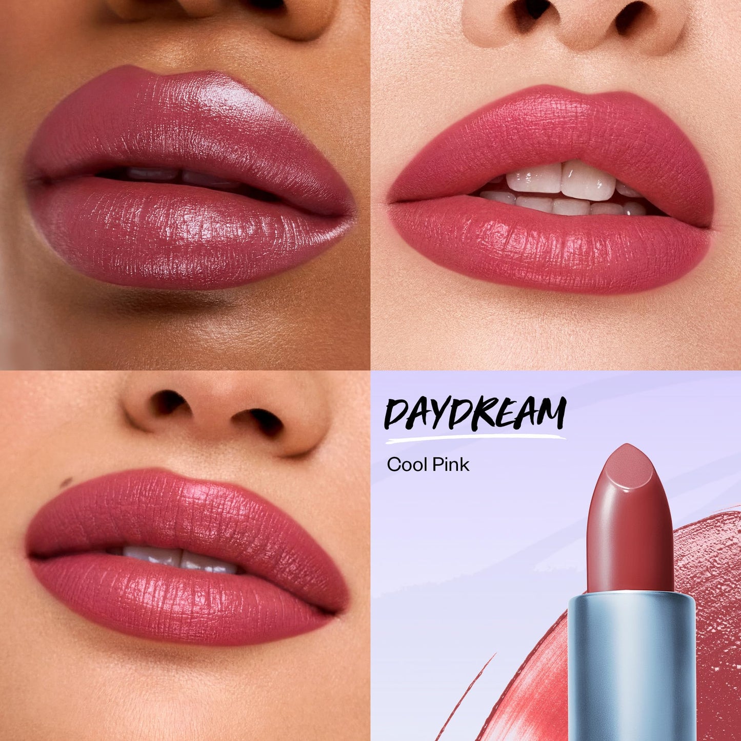 Kosas Weightless Lip Color Nourishing Satin Lipstick - High Impact Lip Color with Clean Formula - Daydream Beauty & Personal Care Kosas