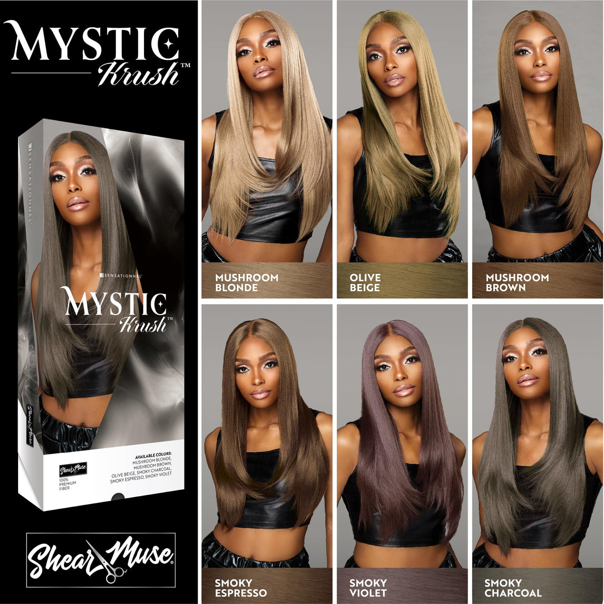 Sensationnel Shearmuse Mystic Krush Lacewig-Lila, MUSHROOMBLONDE