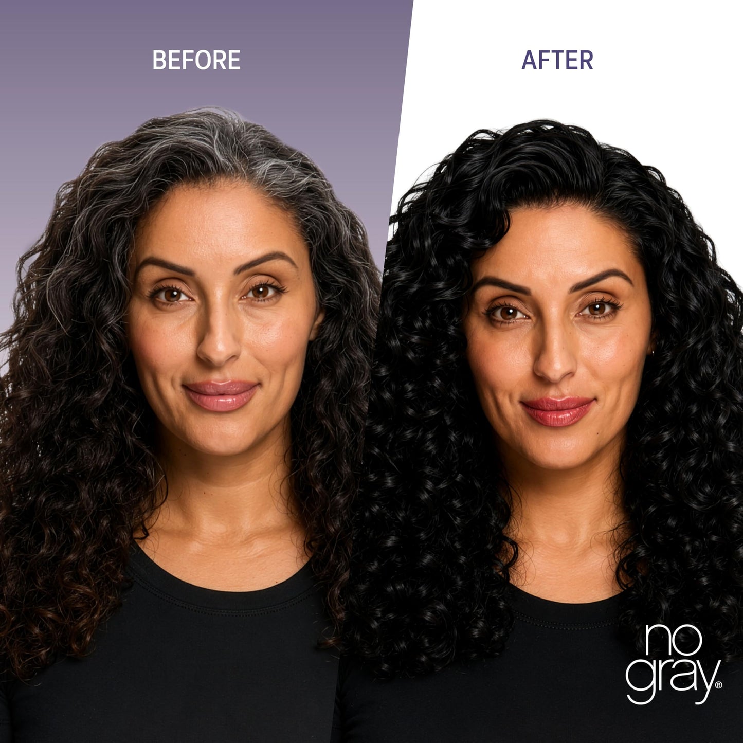 No Gray Quick Permanent Hair Color Shampoo, Black, 8.45 oz Beauty & Personal Care No Gray