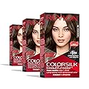 Revlon Colorsilk Beautiful Color Permanent Hair Color, (OLD VERSION) 41 Medium Brown (Pack of 3) Beauty & Personal Care REVLON