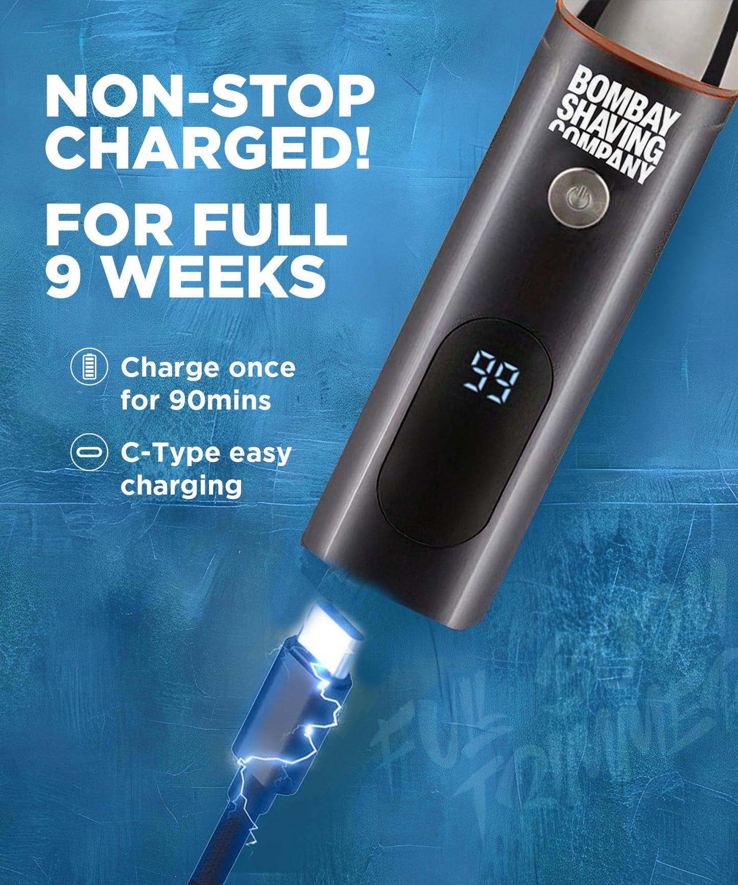 Bombay Shaving Company 11-in-1 All-in-One - Beard Trimmer for Man - Hair Trimmer for Men - Body Hair - IPX6, 90 Min runtime Type C Charging - Gift Beauty and Personal Care Bombay Shaving Company