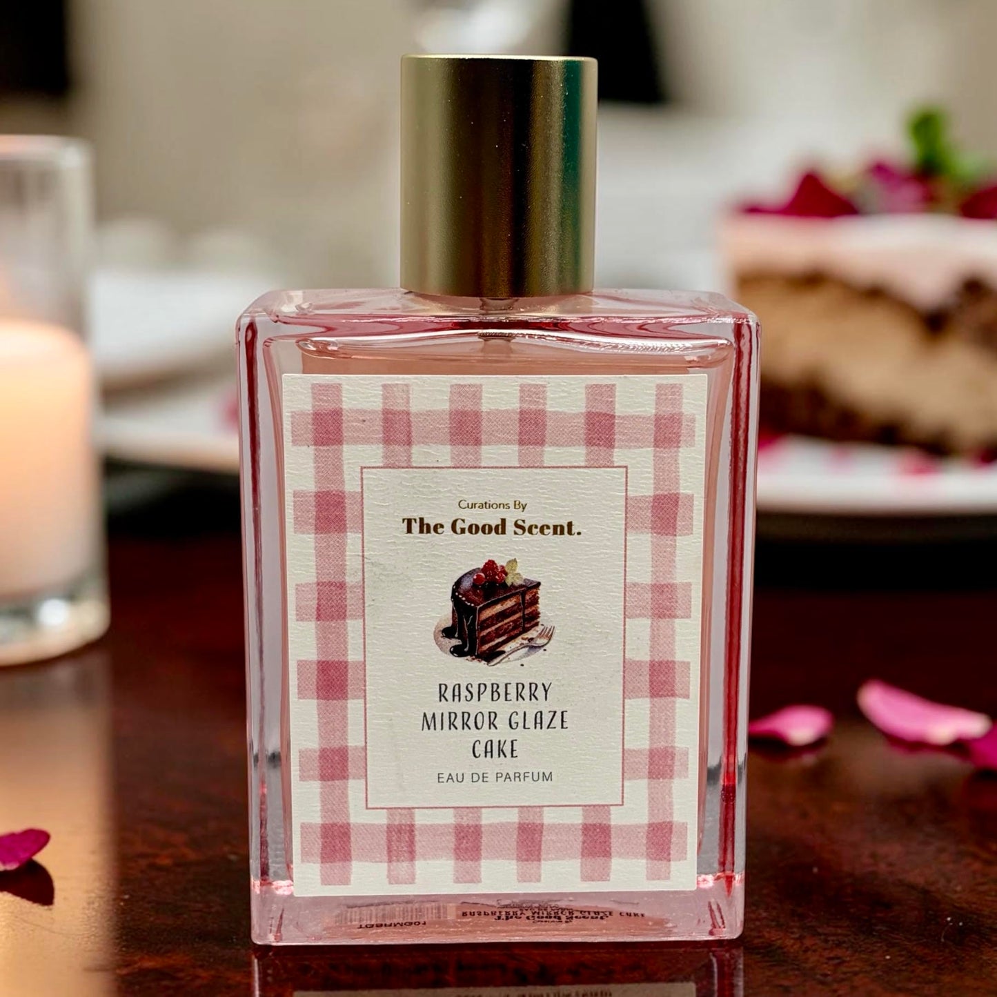 Curations by the Good Scent Raspberry Mirror Glaze Cake Eau de Parfum, 3.4 fl oz Beauty & Personal Care Curations by the Good Scent