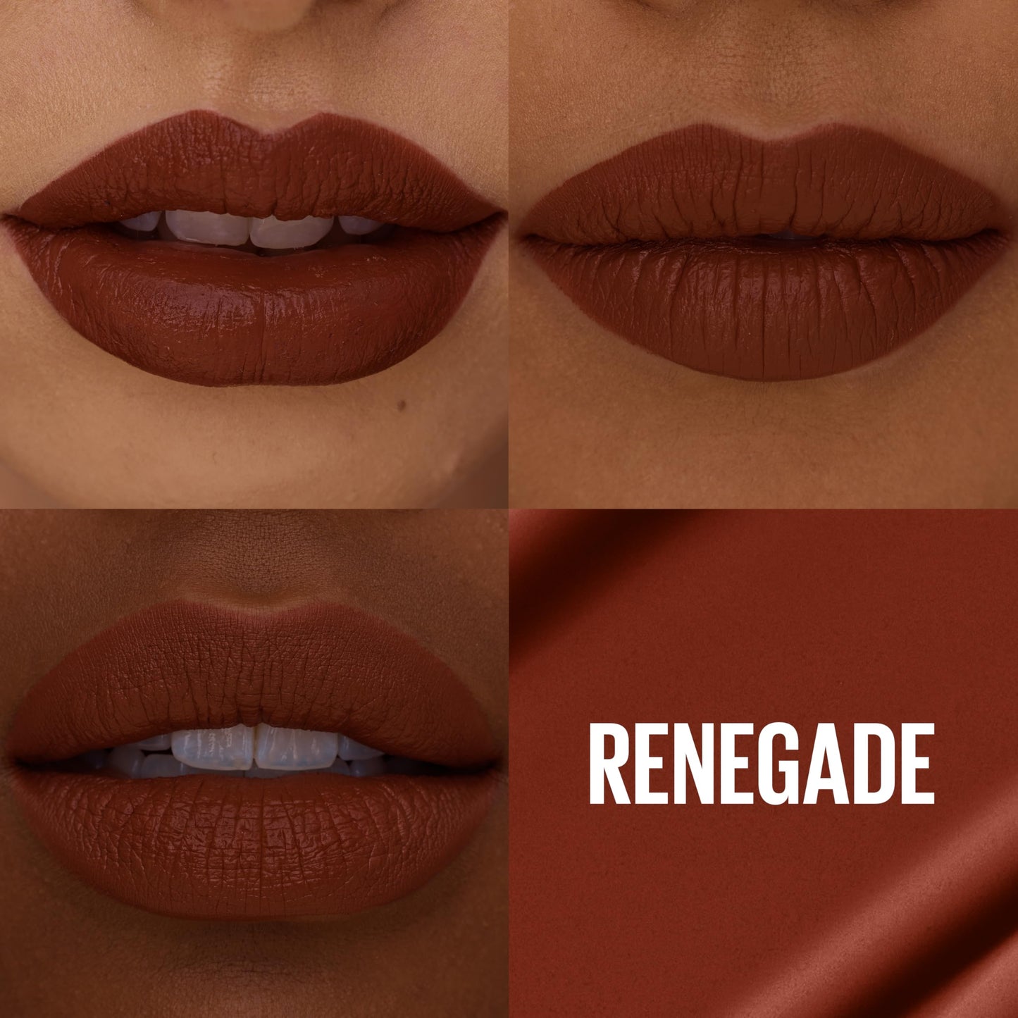 MAYBELLINE Super Stay Matte Ink Liquid Lipstick Makeup, Long Lasting High Impact Color, Up to 16H Wear, Renegade (Intense Warm Brown) Beauty & Personal Care MAYBELLINE