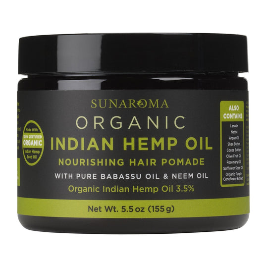 SUNAROMA Organic Hair Pomades (Indian Hemp Oil) Beauty & Personal Care SUNAROMA