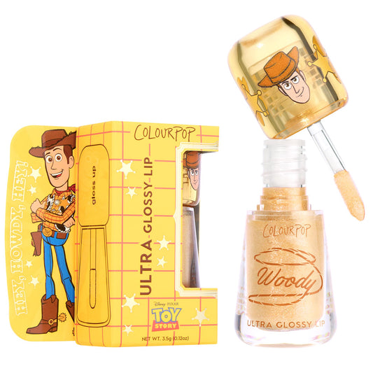 ColourPop x Toy Story Ultra Glossy Lip Gloss - High-Shine, Non-Sticky & Hydrating Lip Gloss with a Flexible Paddle Applicator - Sheer Gold Beauty & Personal Care ColourPop