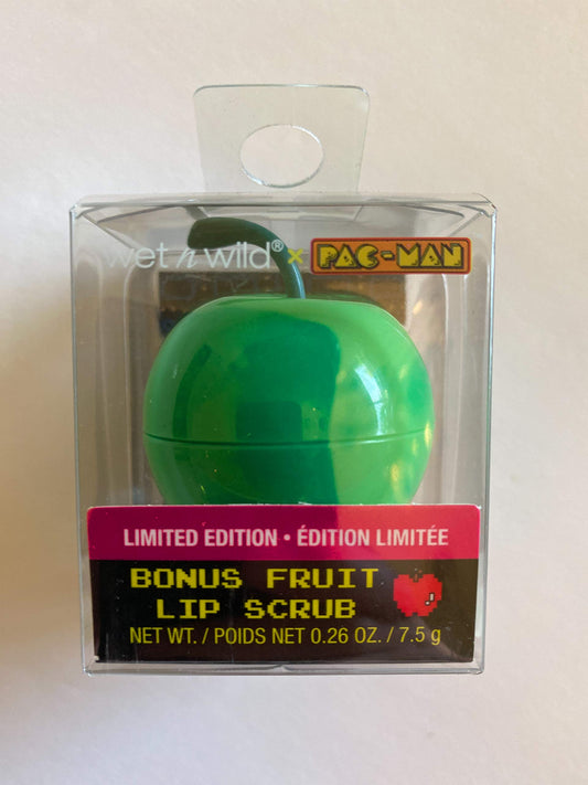 Wet n Wild Limited Edition PAC-MAN Bonus Fruit Lip Scrub - 1110172 Apple 0.26 oz (Pack of 1) Beauty and Personal Care wet n wild