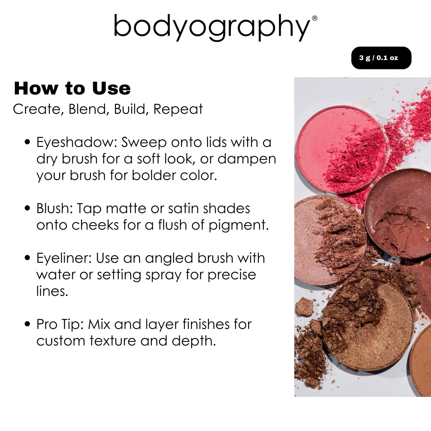 Bodyography Expressions Eye Shadow - Coy (Purple Grey (Matte)) | Multi-Functional, Long-Wearing Powder for Eyes, Cheeks & Brows | Buildable, Silky Beauty & Personal Care Bodyography