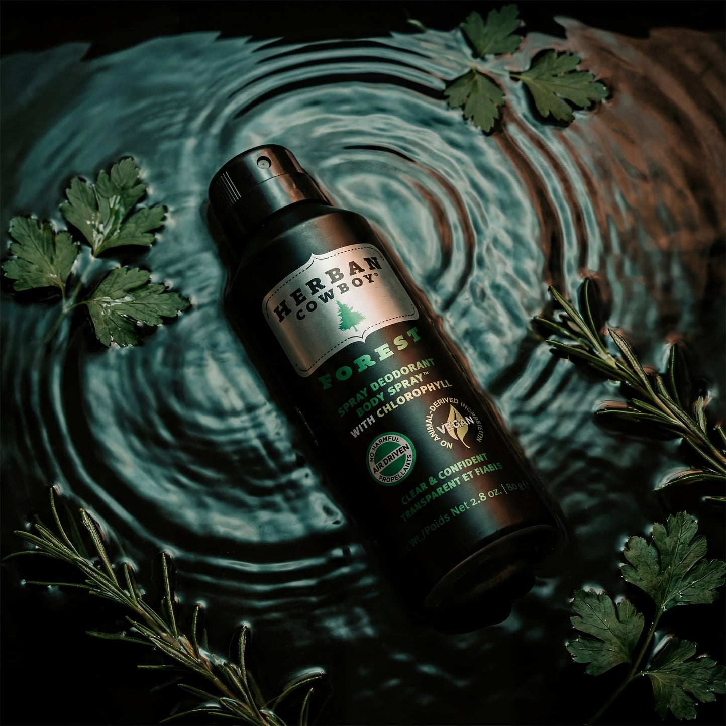 Herban Cowboy Forest Body Spray Deodorant with Hints of Parsley, Rosemary and Sage (2.8 oz) Beauty and Personal Care Herban Cowboy