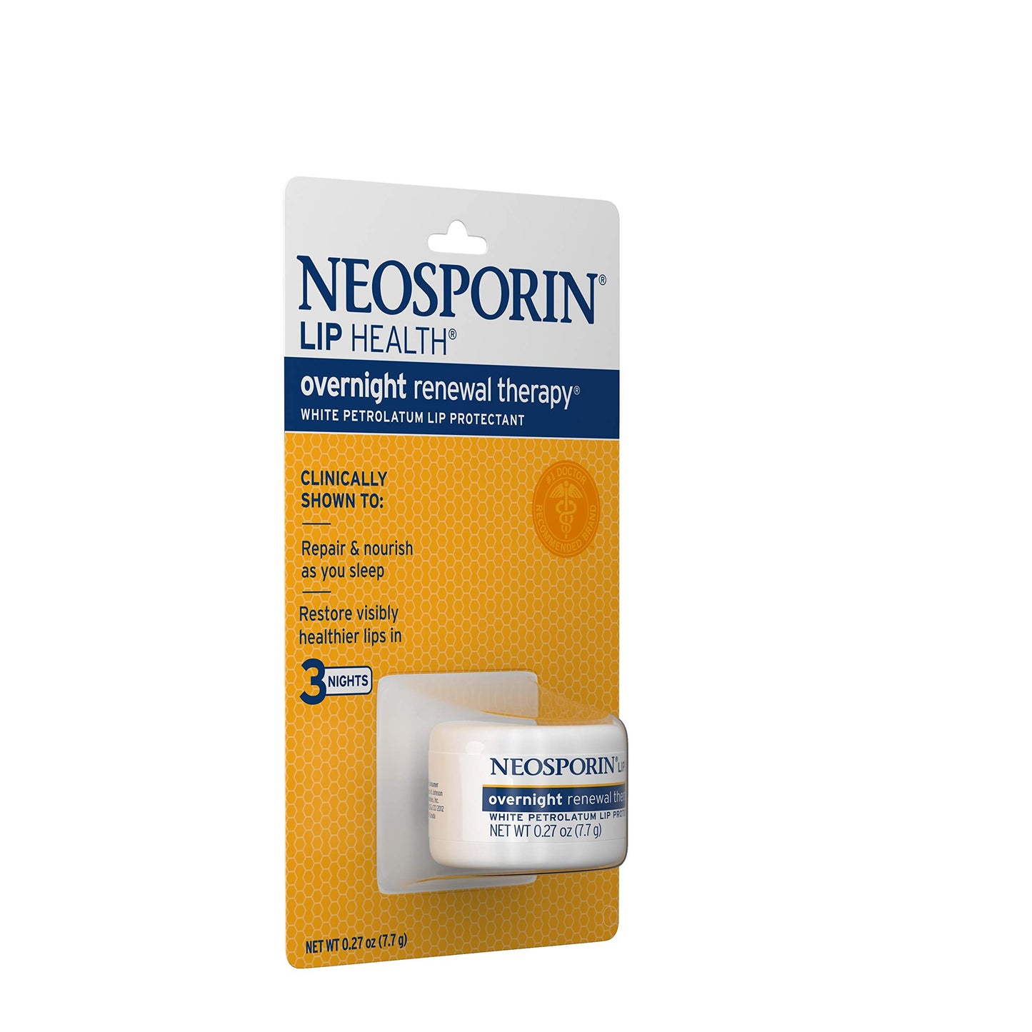 Neosporin Lip Health Overnight Renewal Therapy 0.27 oz (Pack of 3) Beauty and Personal Care Neosporin