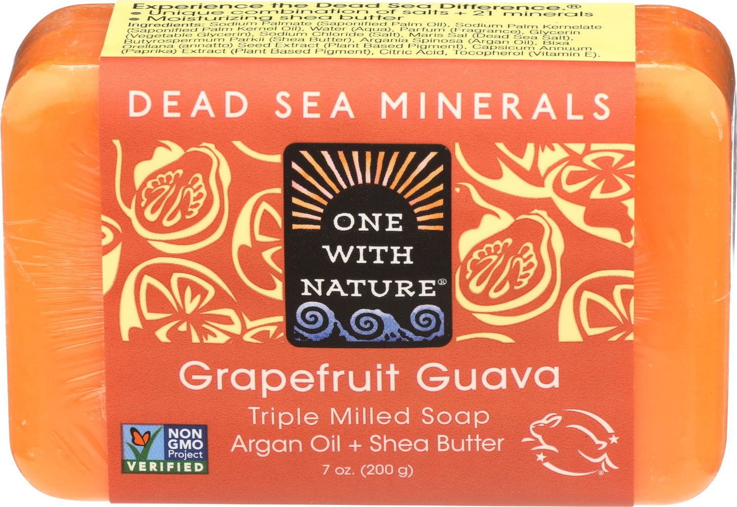One With Nature Soap Bar Grpfrt Guava, 7 oz Beauty & Personal Care One With Nature