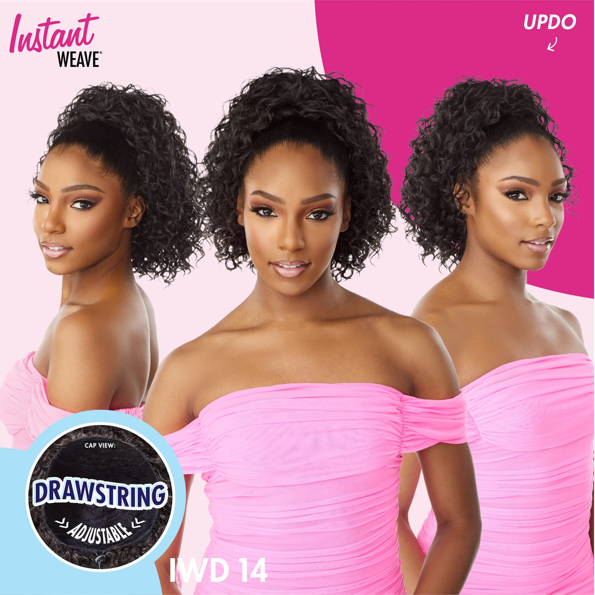 Sensationnel Instant Weave Half Wig-14, 2 DARKBROWN