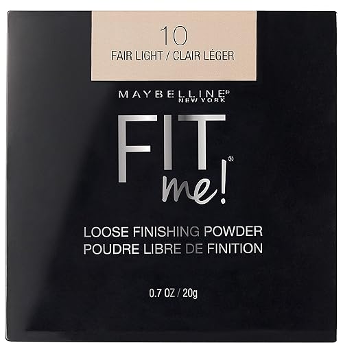 Maybelline Fit Me Loose Setting Powder, Face Powder and Finishing Makeup, Fair Light, 1 Count Beauty & Personal Care MAYBELLINE