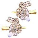 NVENF Easter Hair Clips for Women Girls Sparkling Rhinestone Easter Bunny Hairpins Cute Colorful Sparing Holiday Hair Barrettes Fashion Hair Accessory Beauty & Personal Care NVENF