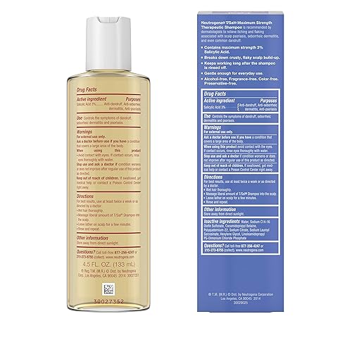 Neutrogena T/Sal Therapeutic Shampoo, Scalp Build-Up Control 4.5 oz, 130 fl oz Beauty & Personal Care Neutrogena