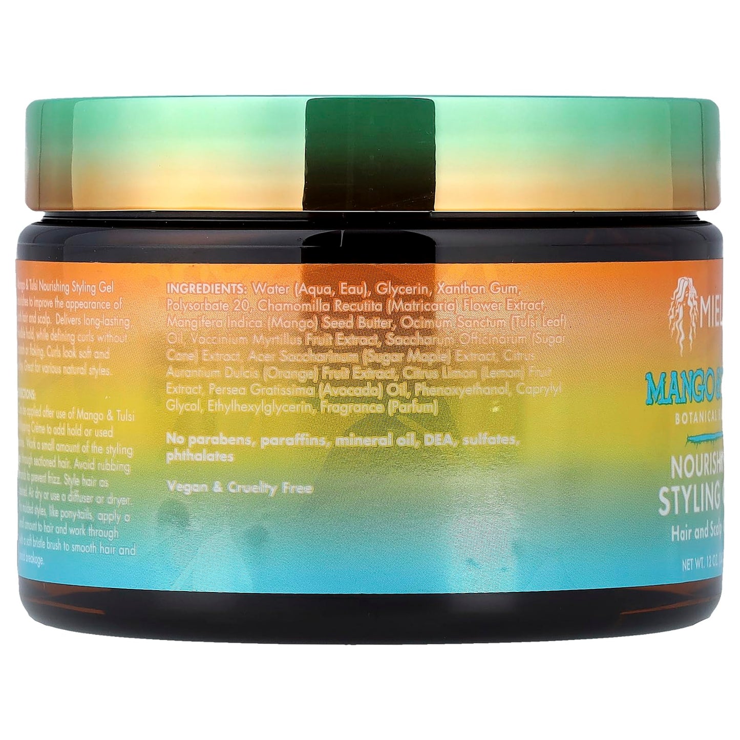 Mielle Nourishing Styling Gel Mango & Tulsi 12 Oz (Pack of 1) Beauty & Personal Care Mielle Organics