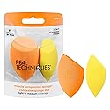 Real Techniques Miracle Complexion Sponge + Concealer Sponge Duo, Makeup Blending Sponges For Foundation & Concealer, Offers Light To Medium Coverage Beauty & Personal Care Real Techniques