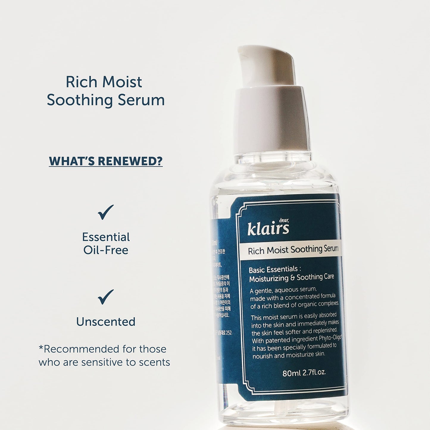 DearKlairs Rich Moist Soothing Serum - Korean Cica Serum with Centella, Beta-Glucan & Hyaluronic Acid, Calming Hydration for Sensitive Skin Beauty & Personal Care DearKlairs