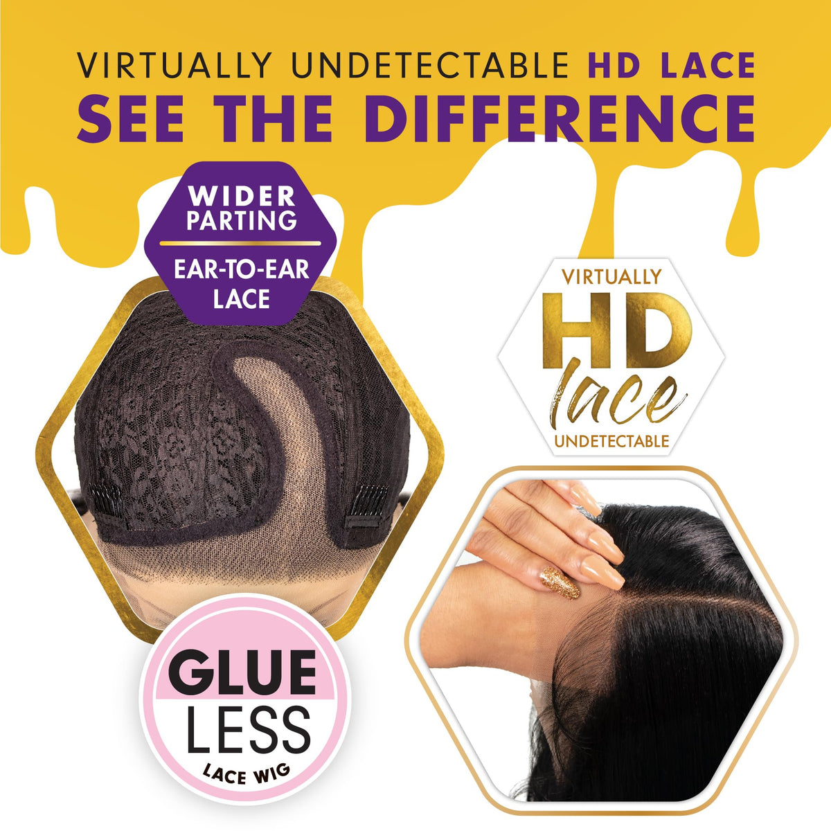 Sensationnel Butta LaceWig-Unit 1, MP/HAZEL
