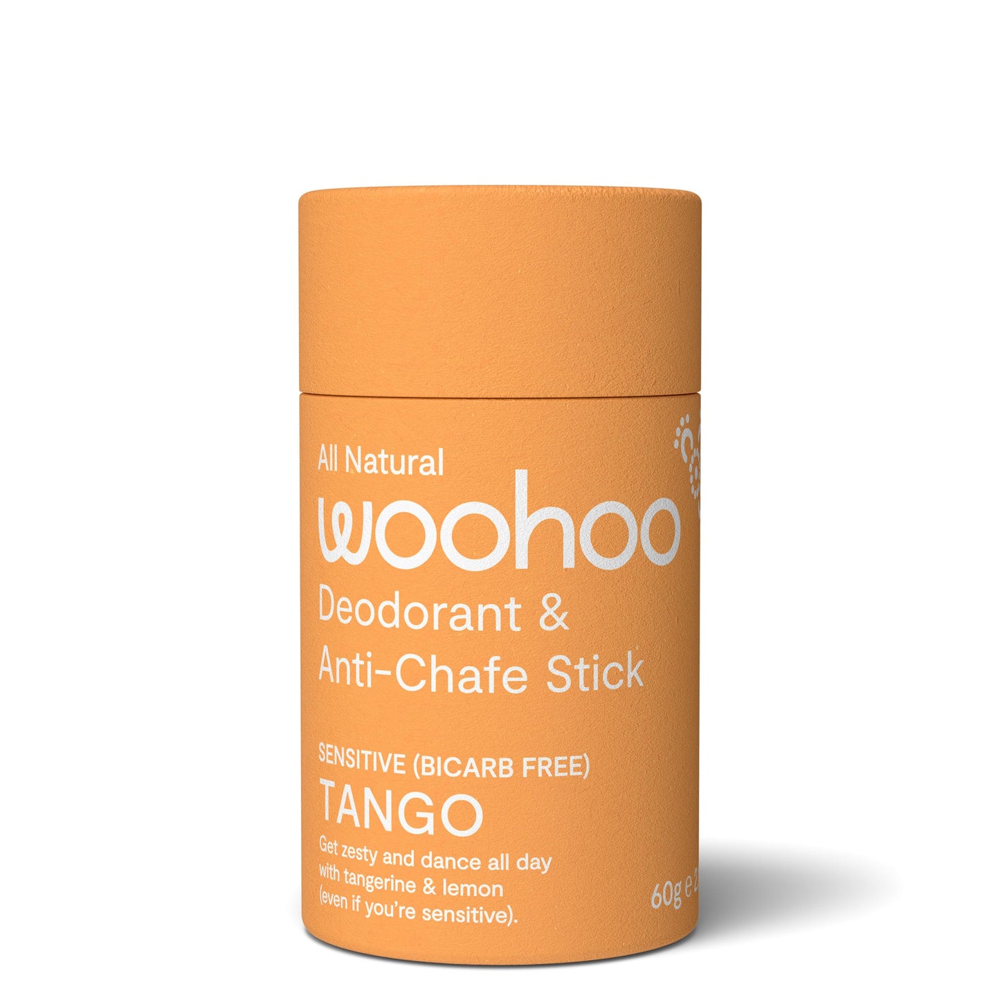 Woohoo! Body All-Natural Deodorant Paste - Tango (Sensitive Bicarb Free - Regular Strength 2.12 oz Eco Tube) Beauty and Personal Care Woohoo Body