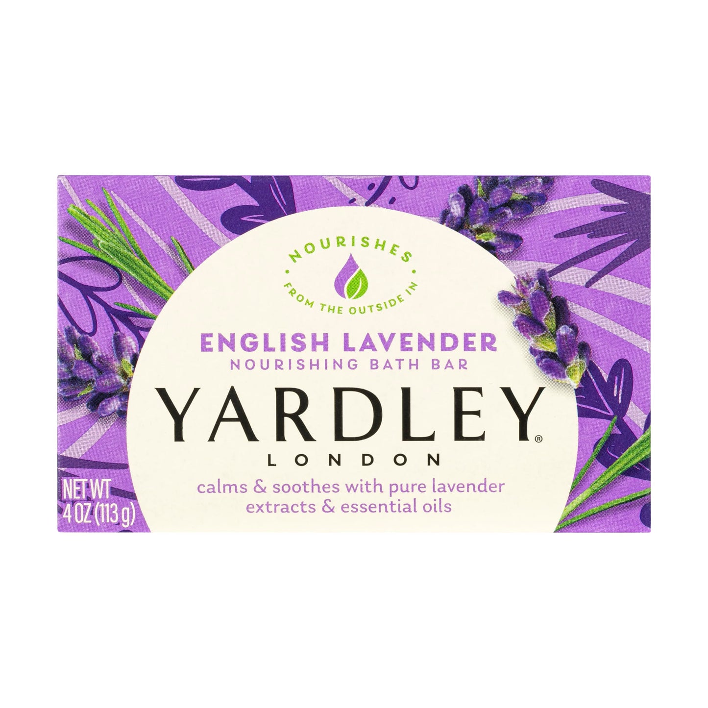 Yardley London English Lavender Naturally Moisturizing Bath Bar, 4 ounce Beauty & Personal Care Yardley