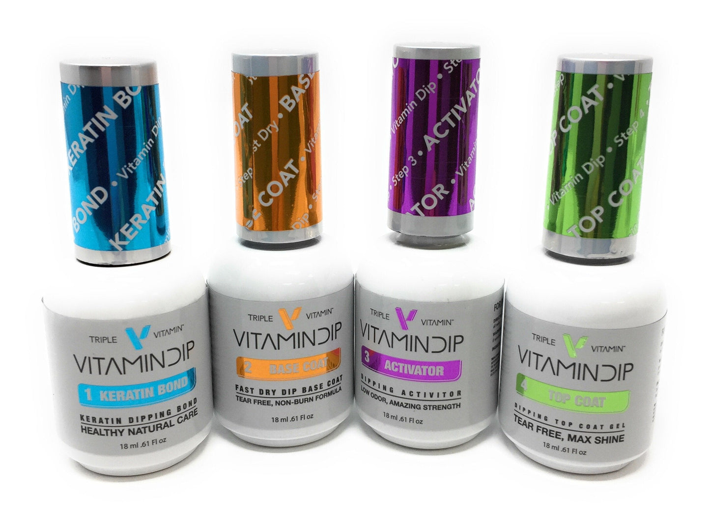 New Triple Vitamin Dip Liquid Set for Your Choice (Set of 4: Step 1,2,3 &4) Beauty & Personal Care Triple Vitamin Dip